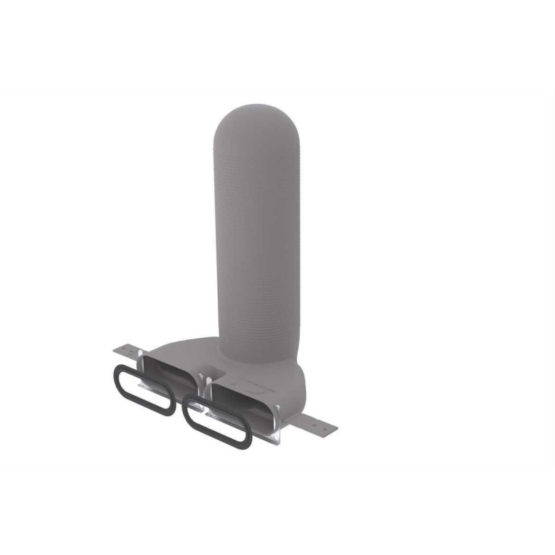 Zehnder boitier de sortie d'air Plenum CLRF DN125/2xFlat 90° 990322063