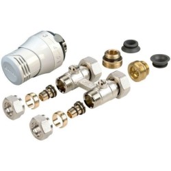 Comap Combinaison robinette pour radiateur universal integre 1/2\-3/4\'''- 16MM droit RK100100'''