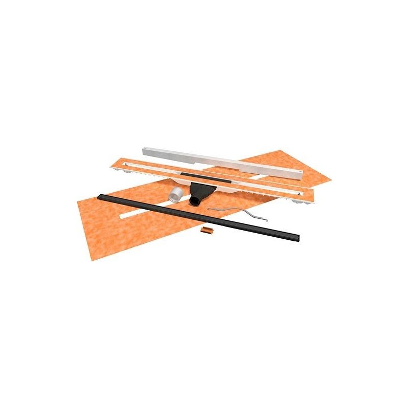 Carrodrain Caniveau CAYMAN 700MM noir 100410
