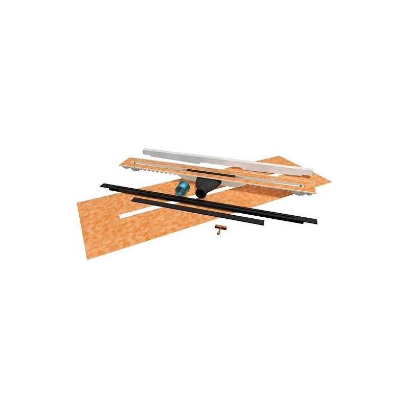 Carrodrain Caniveau XL Black 100-160CM 100211