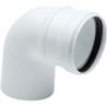UNIFLOW COUDE 80MM 90° PP BLANC WB298P