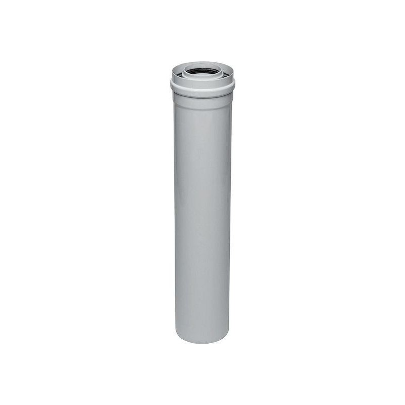 UNIFLOW RALLONGE CONCENTRIQUE 60/100MM 2000MM ALU/PP WBPC610200