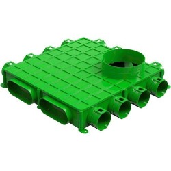 Duco CAISSON DE DISTRIBUTION CONDUITS FLEXIBLE SOL 12X63 DUCOFLEX D180 00004563
