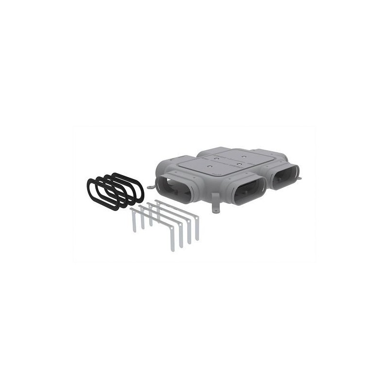 ZEHNDER CAISSON DE DISTRIBUTION COMFOFLAT 4 RACCORDEMENTS 990322031