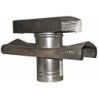 CHEMINEE D'AERATION ALU plus SOLIN POUR VENTILATION 125MM BCLC992125