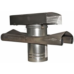 CHEMINEE D'AERATION ALU plus SOLIN POUR VENTILATION 160MM BCLC992160