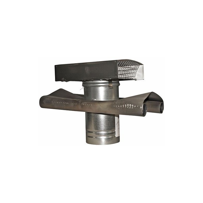 CHEMINEE D'AERATION ALU+SOLIN POUR VENTILATION 200MM BCLC992200