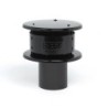 CHAPEAU TREGA ALU NOIR 150MM 0750422