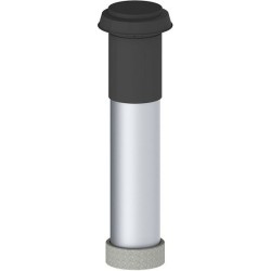 PASSAGE DE TOIT ISOLE POUR SYSTEME DE VENTILATION 160-190MM 1M ALU/NOIR EPS 400480600