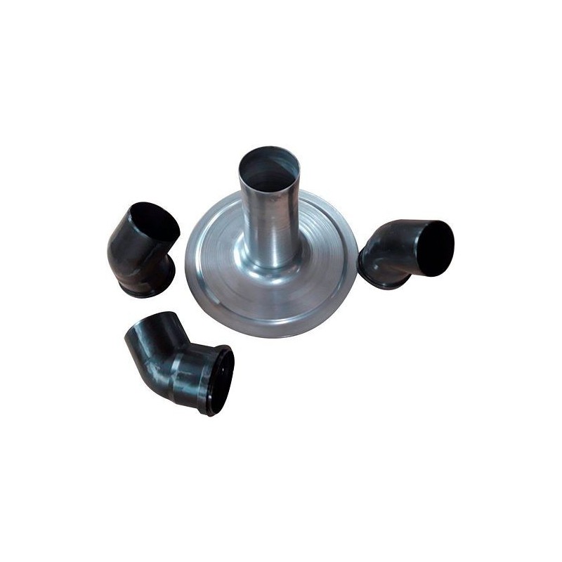 PASSAGE DE TOIT PLAT 125MM POUR TUYAU SOLAIRE 420460712