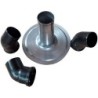 PASSAGE DE TOIT PLAT 125MM POUR TUYAU SOLAIRE 420460712
