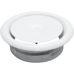 BOUCHE D'INDUCTION REGLABLE VENTILATION +DOUILLE POUR GYPROC 125MM REGADVSP125