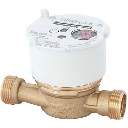 COMPTEUR EAU FROID/EAU CHAUD NARVAL 4/4' SANS RACCORD 4/4'-3/4' 6UAB20Y130CR100LFBXN