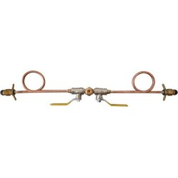 Raccord 2 BOUT.GAZ+ROB.A BILLE POL 20/150M GPF102186