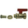 VANNE SPHERIQUE DE REMPLISSAGE ET DE VIDANGE 1/2'+BOUCHON ET CHAINE DE538410