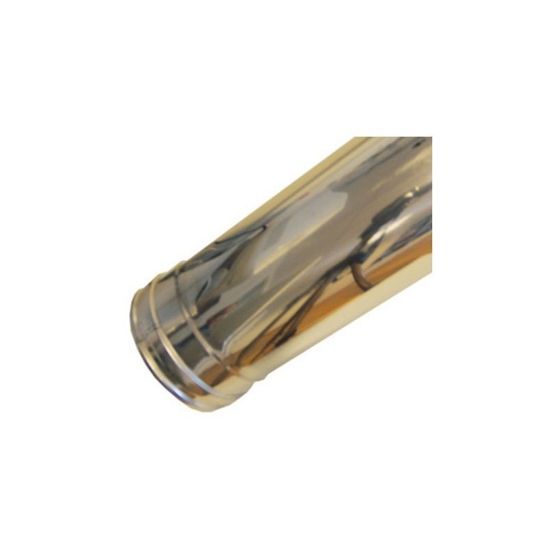 Isoleco Tuyau en inox simple paroi 0,5m diamètre 100 mm