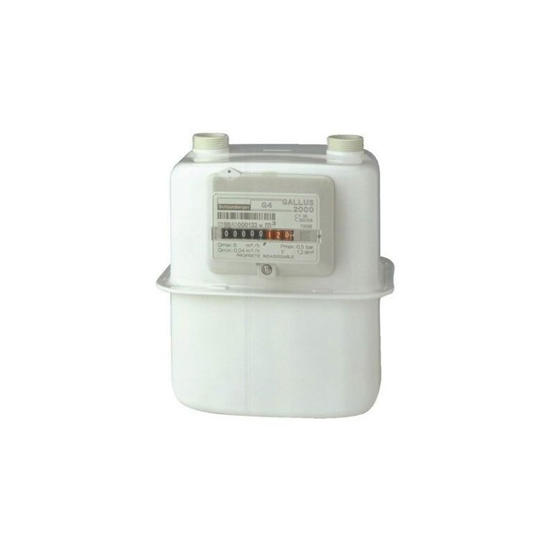 Compteur gaz G4 avec raccordement et joints 6001 GMT100112