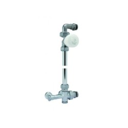 Giacomini Ensemble Bitube mural robinet droit avec courbe 1/2x18 R438/M R438MX033