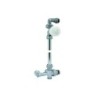 Giacomini Ensemble Bitube mural robinet droit avec courbe 1/2x18 R438/M R438MX033