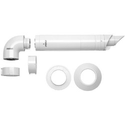 Vaillant venteuse 1m avec coude 303807