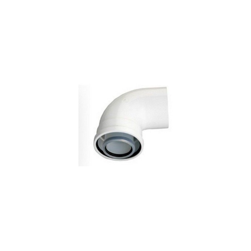 Junkers AZB 910 coudes concentriques 60/100, 90°