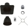 Vaillant couvre cheminée 80mm flexible condens aluminium/PP 303510