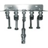 Bulex plaque de montage pour Isotwin themacondens robinet gaz avec 3 robinet d'arrêt et tubes 0020106759