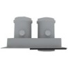 Bulex Séparateur sortie double flux 2x80 0020276092
