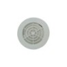 Nicoll Grille ronde pour tube pvc 110mm blanche +moustiquaire GATM110
