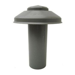 Pipelife Cheminée d'aération en pvc couleur grise 80mm 1297310023