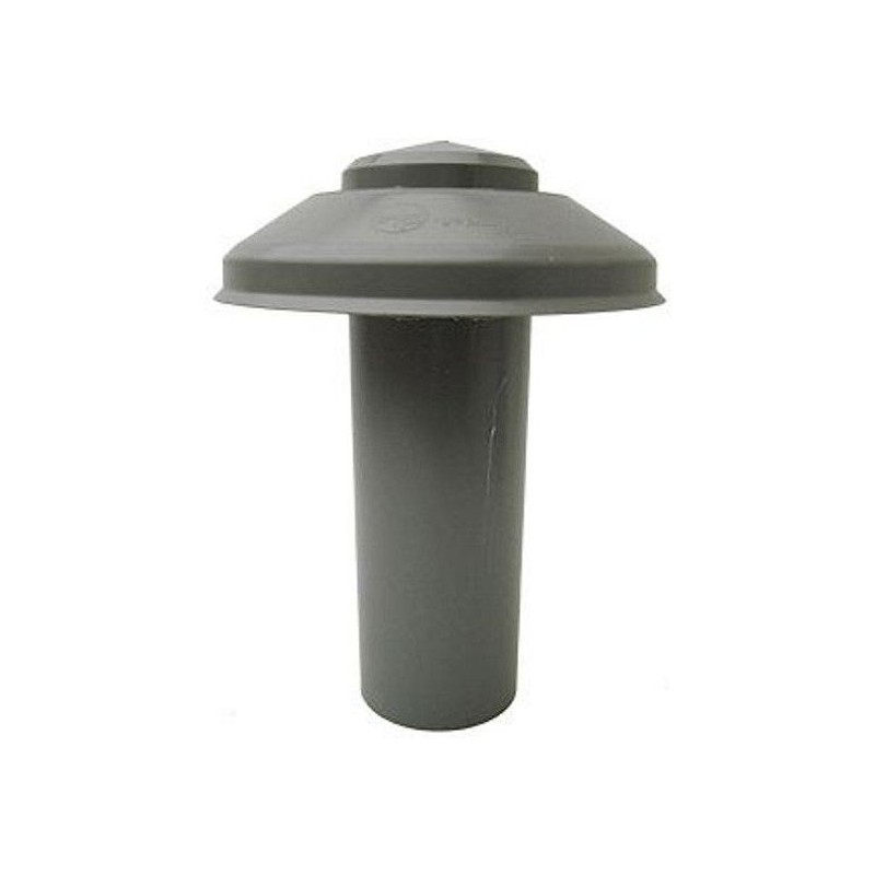 Pipelife Cheminée d'aération en pvc couleur grise 80mm 1297310023