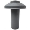 Pipelife Cheminée d'aération en pvc couleur grise 100mm 1297310024