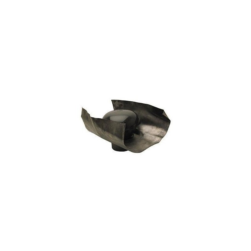 Nicoll Cheminée d'aération en PVC avec solin+moustiquaire diamètre 50mm CD5M