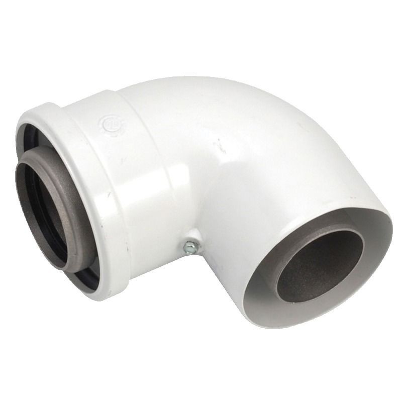 Vaillant coude concentrique 87° C PP diamètre 60/100 mm 303910