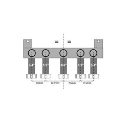 Bulex plaque de montage Isotwin 0020037591