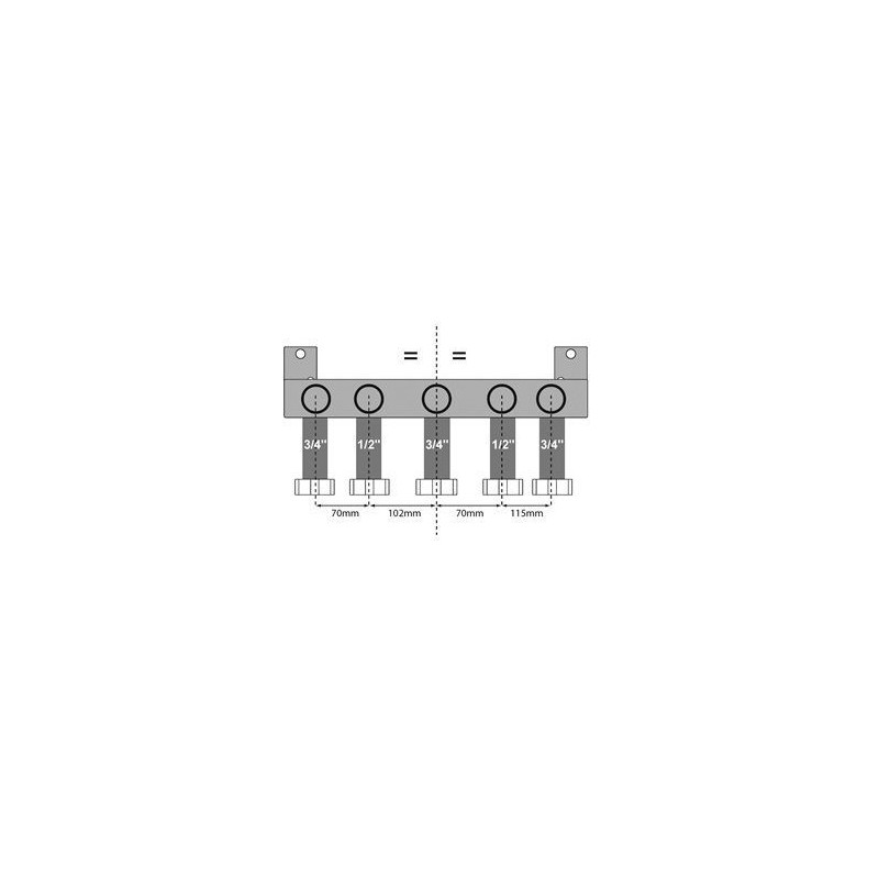 Bulex plaque de montage Isotwin 0020037591