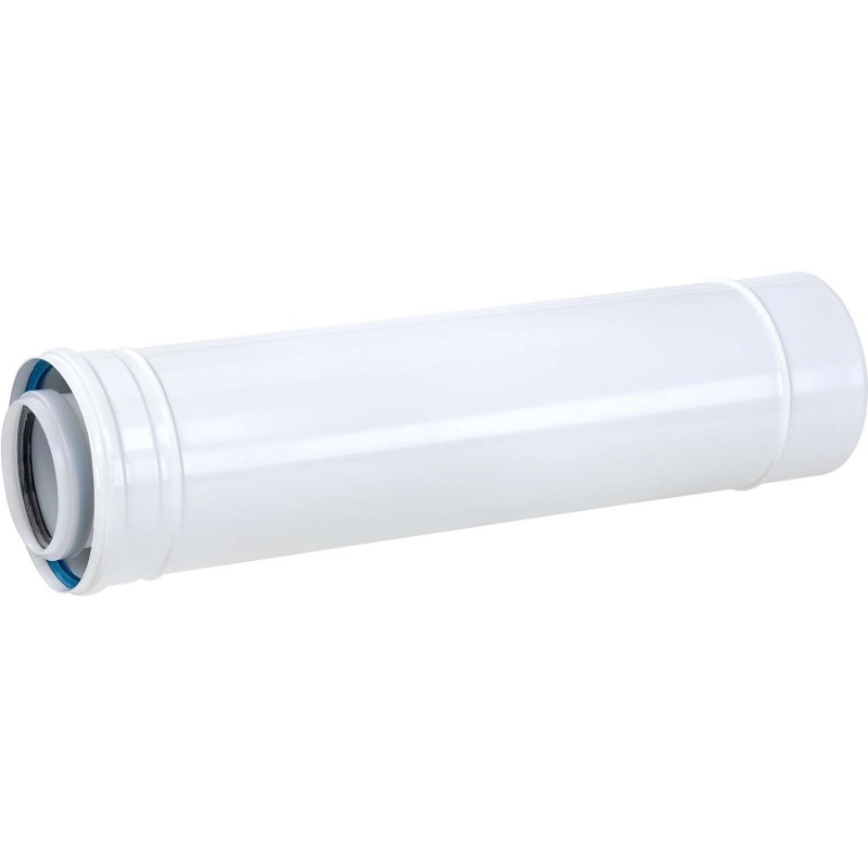 Ubbink rallonge concentrique condensation aluminium/PP de diamètre 80-125 mm et longueur 1000 mm 0702866