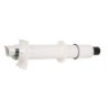 Ubbink passage murale concentrique condensation en aluminium/PP de diamètre 80/125mm 0223155