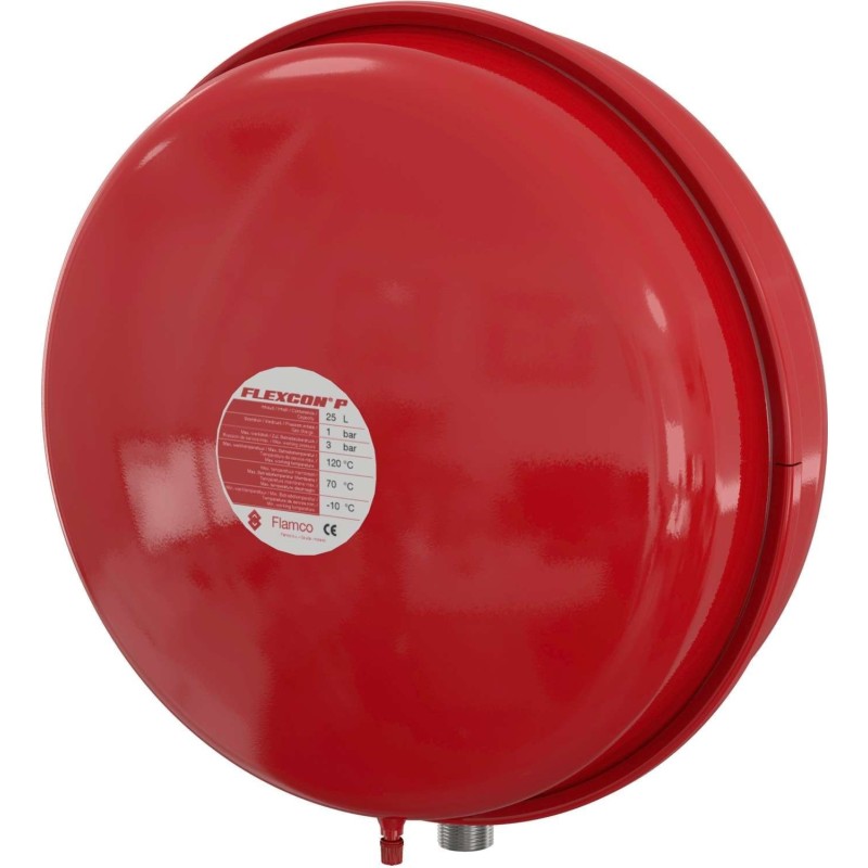 Flamco vase d'expansion pour chauffage central flexcon plat 35 litre 1kg 13336